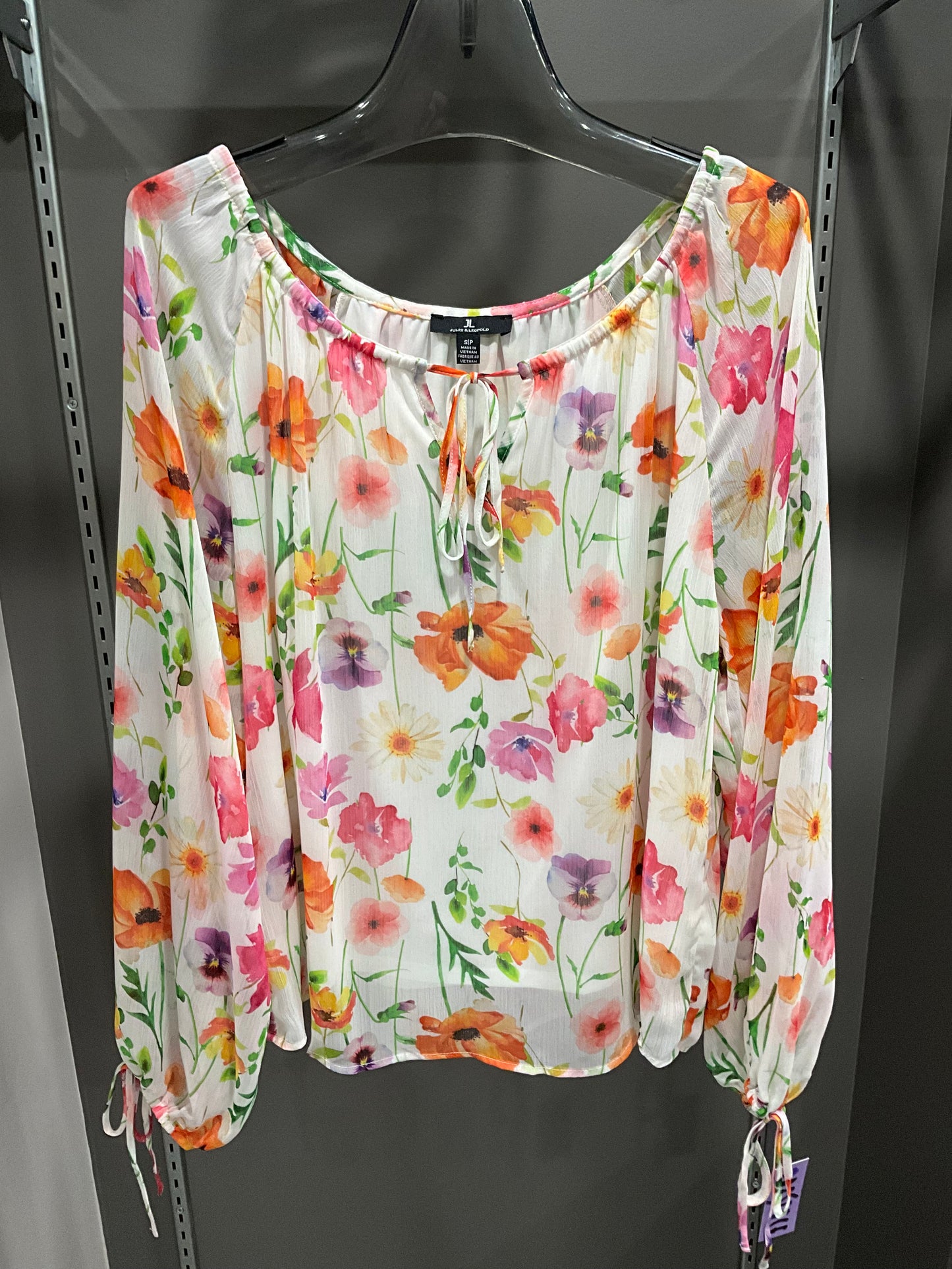 SPRING FLORAL BLOUSE