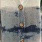 WOODEN BUTTON CASHMERE SWEATER