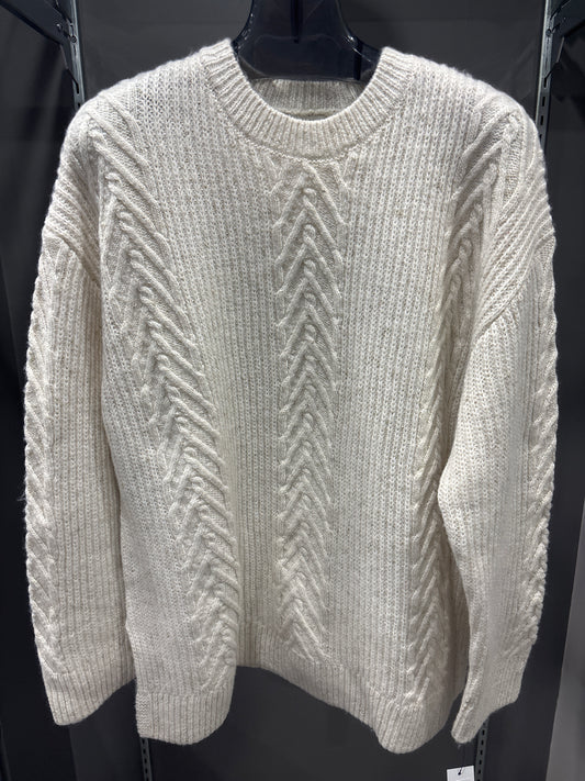 METALLIC THREAD SWEATER