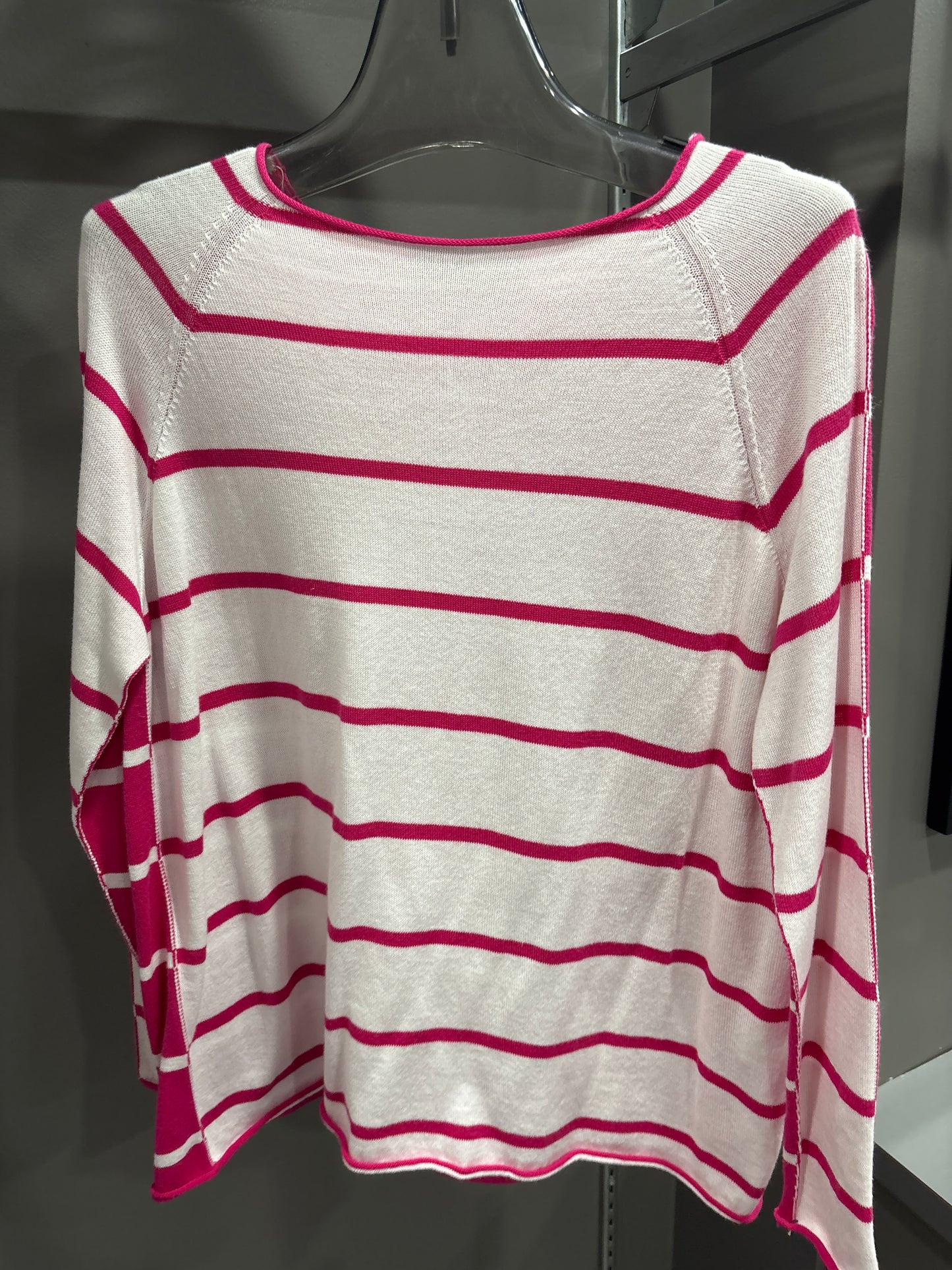 REVERSE STRIPED SWEATER