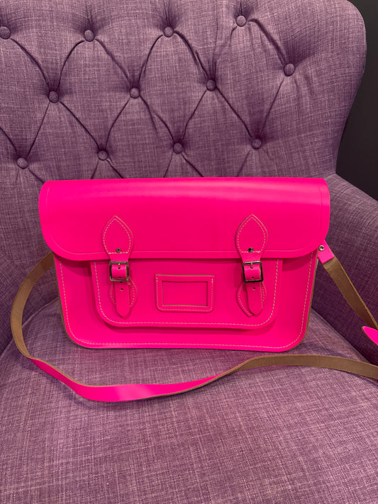 LEATHER CAMBRIDGE SATCHEL BAG