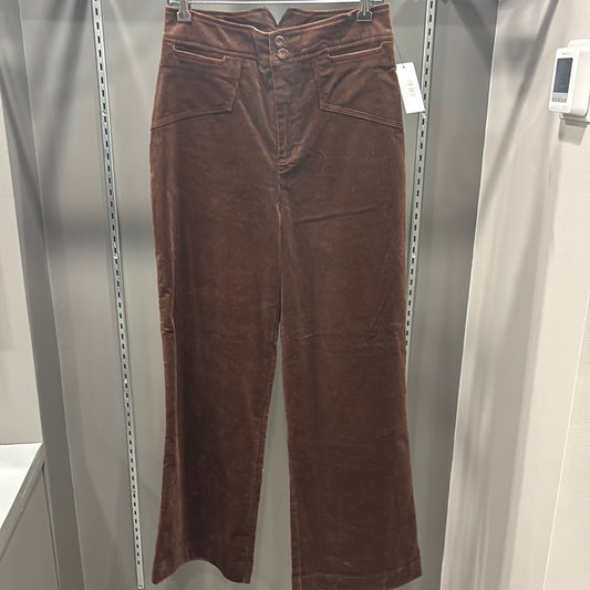 BROWN CURDORY WIDE PANT