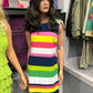 STRIPED MULTI DRESS