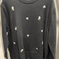 METALLIC HEARTS SWEATER