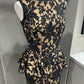 LACE PEPLUM DRESS