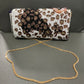 LEOPARD BEADED HANDBAG