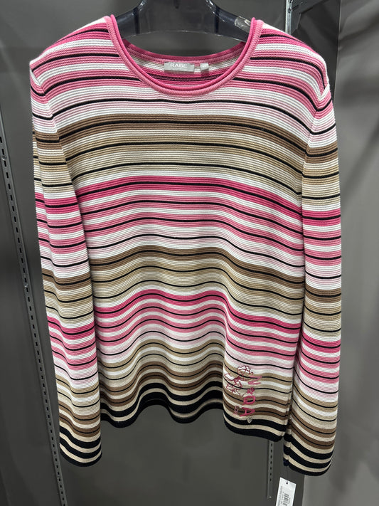 STRIPED LOVE SWEATER