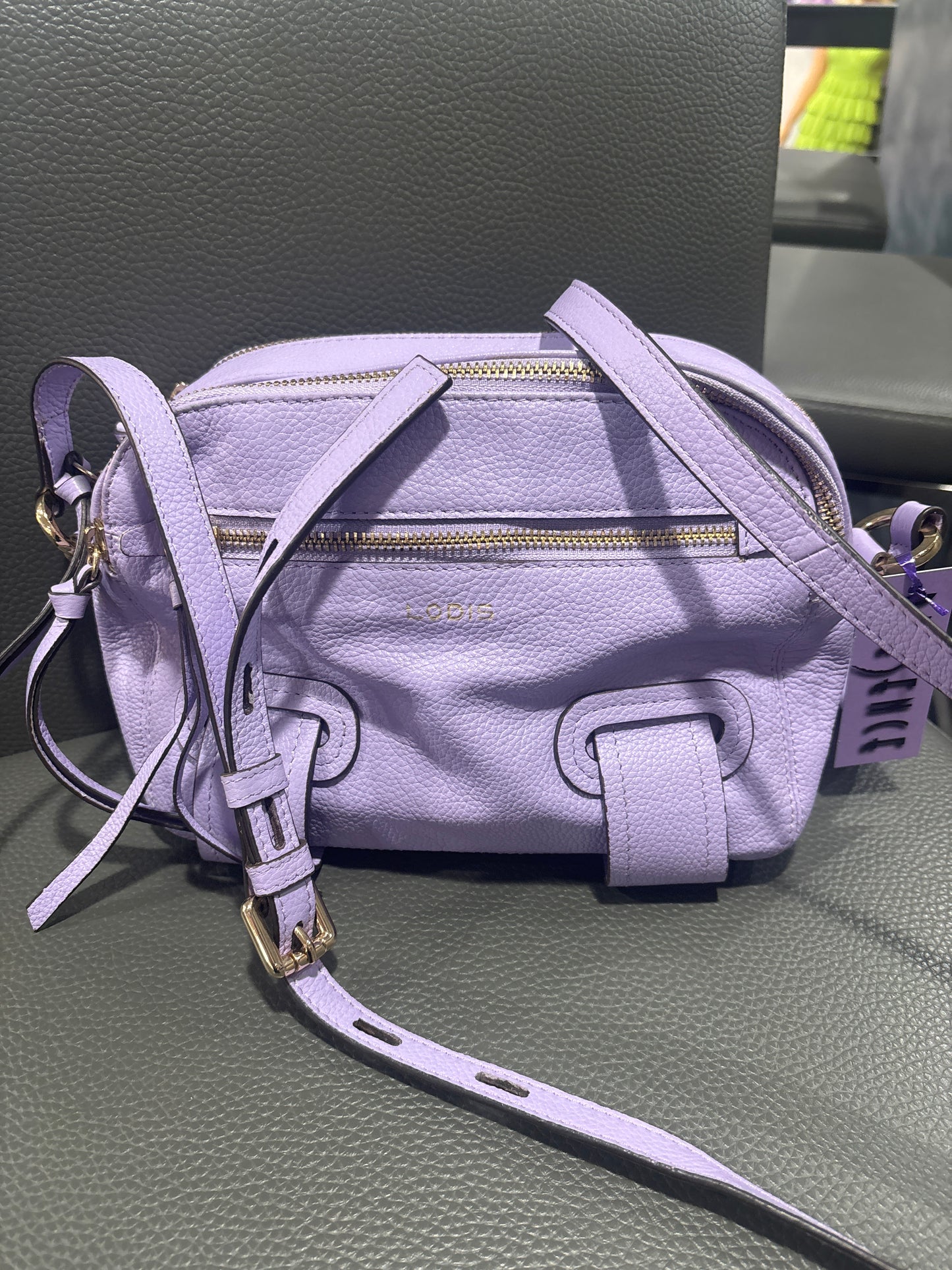 LAVENDER LEATHER BAG