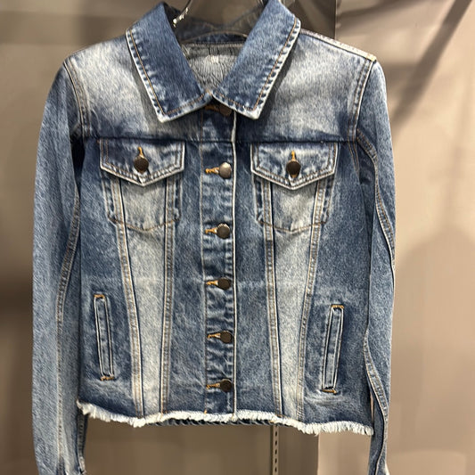 BEADED JEAN JACKET