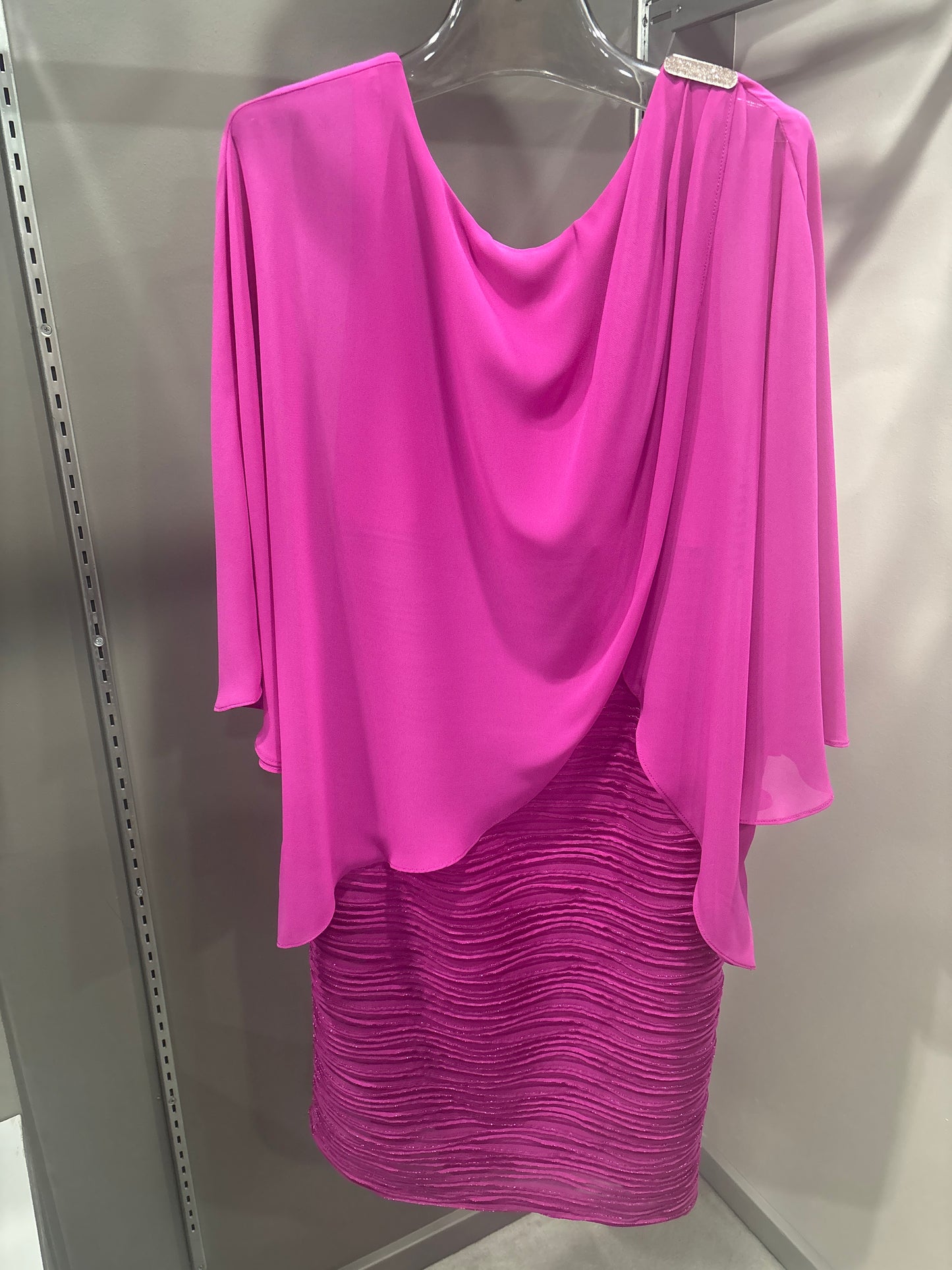 PINK OVERLY SPARKLE DRESS