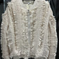 RUFFLE BOMBER JACKET