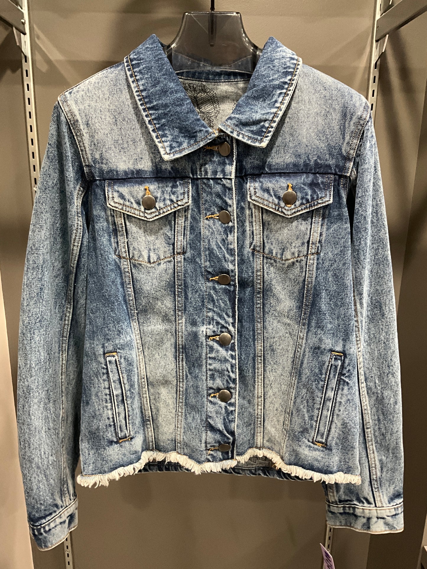 BEADED JEAN JACKET