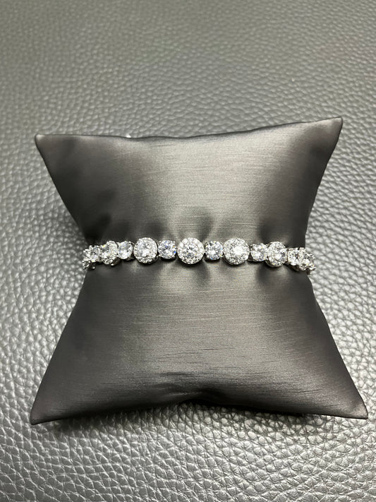 CUBIC ZIRCONIA TENNIS BRACELET