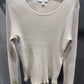 METALLIC TRIM SWEATER