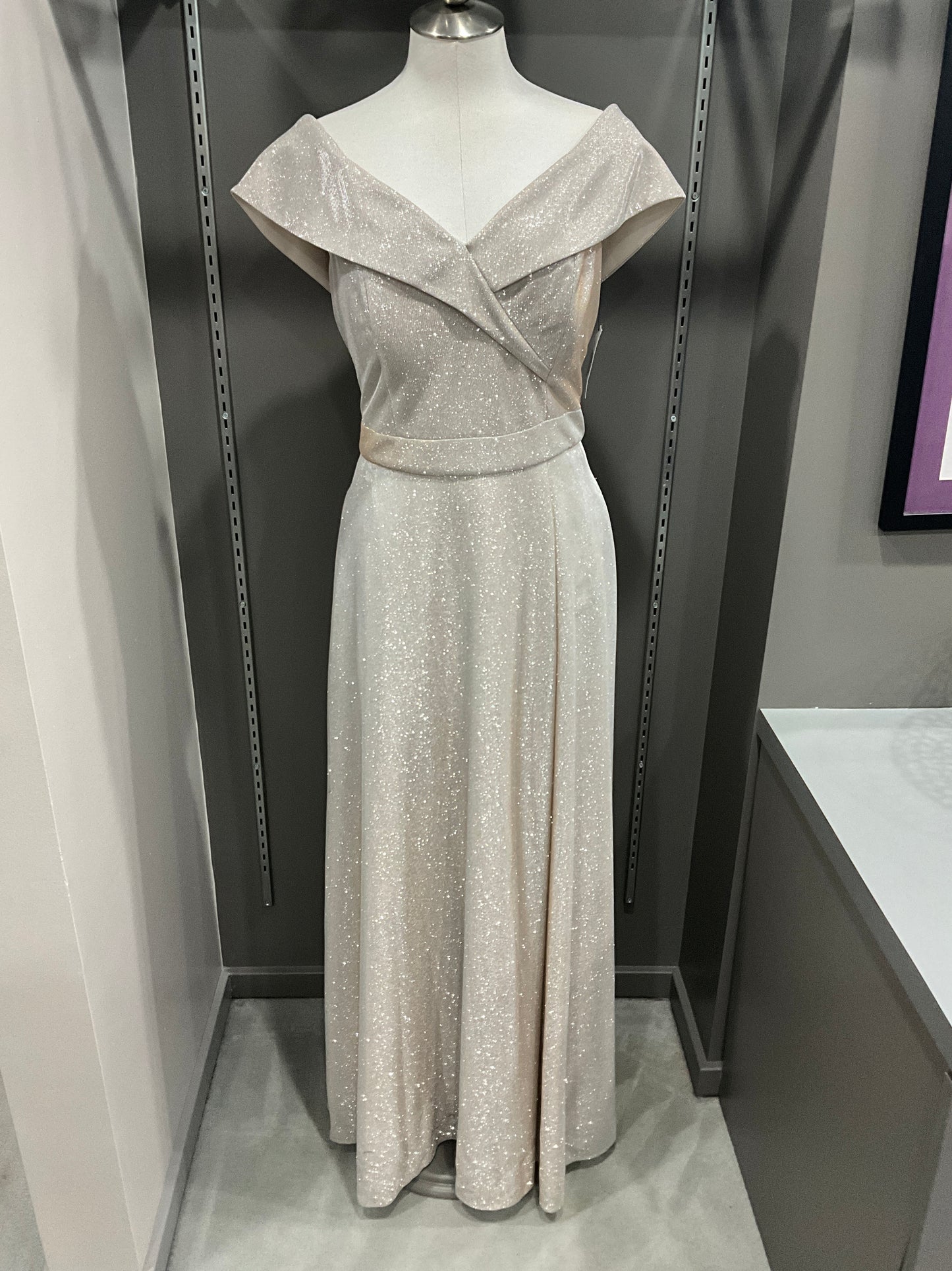 CHAMPAGNE SPARKLY GOWN