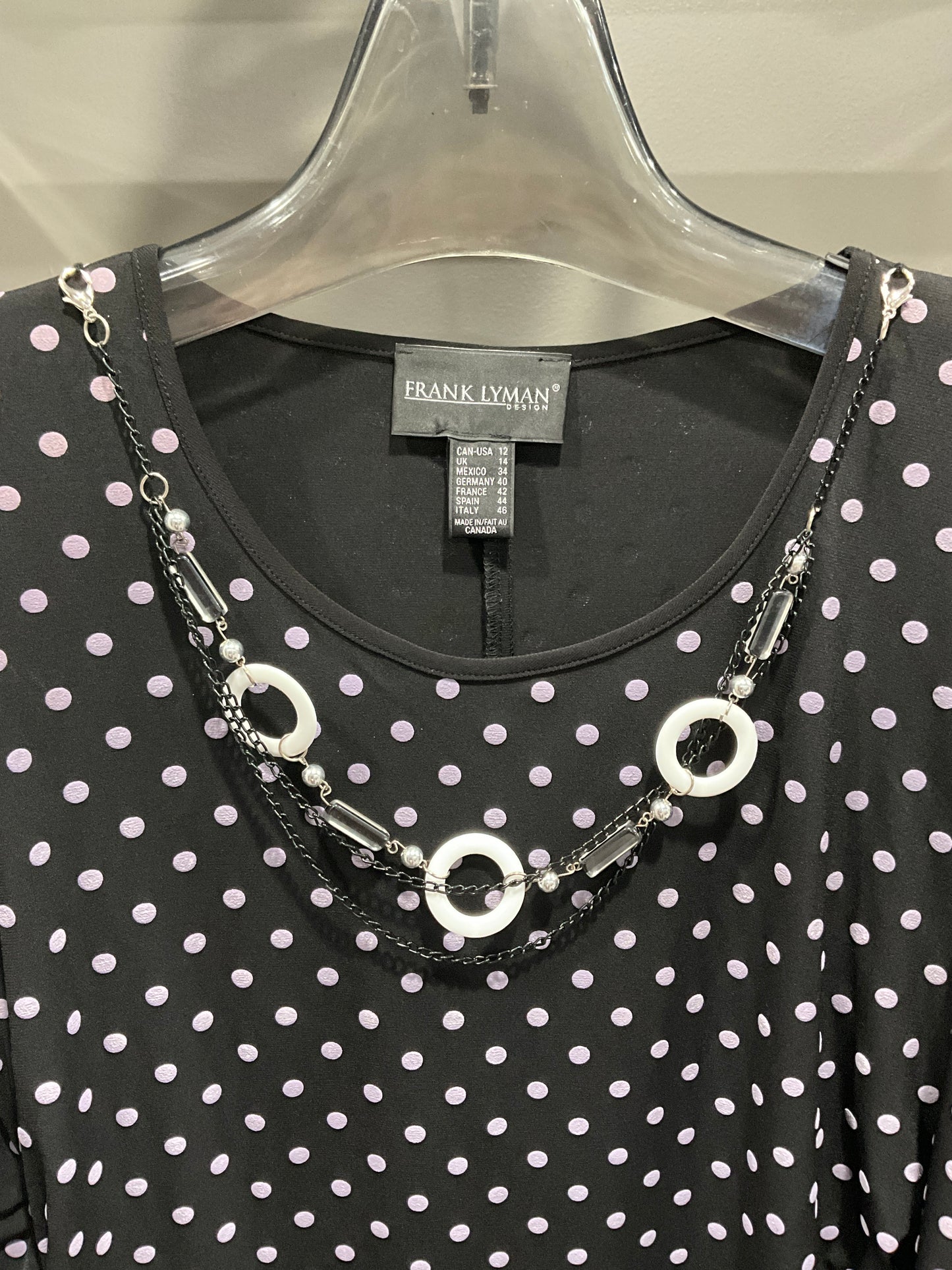 POLKA DOT NECKLACE TOP
