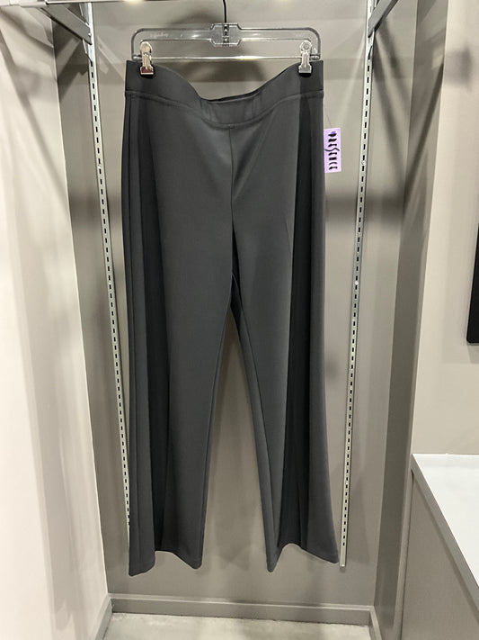 CHARCOAL WIDE LEG PANT