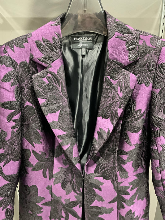 VIOLET NIGHTS BROCADE JACKET
