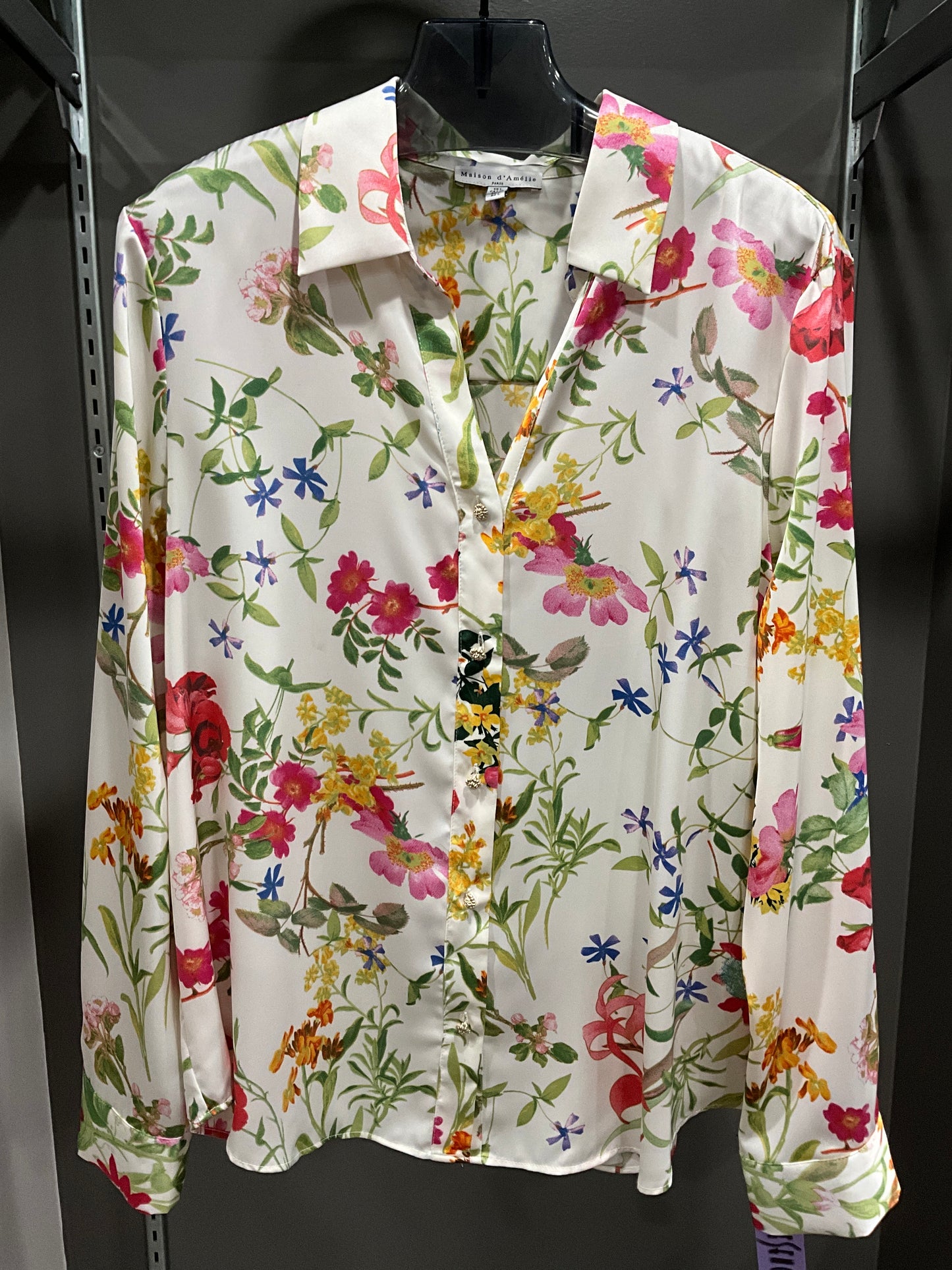 FLORAL PRINT BLOUSE