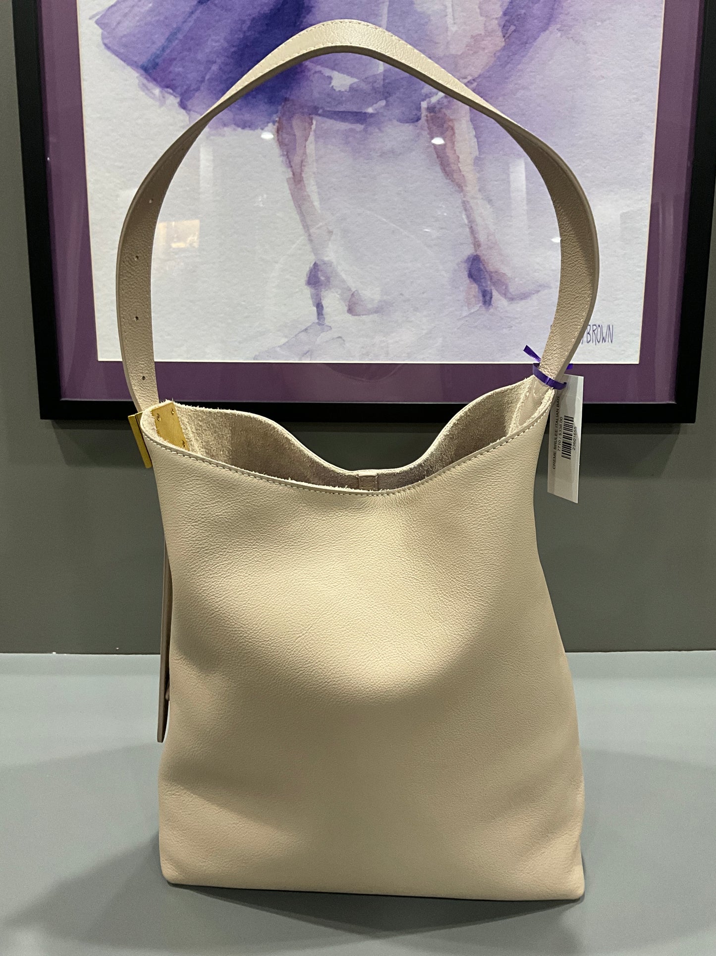 CREME BRULEE ITALIAN BAG