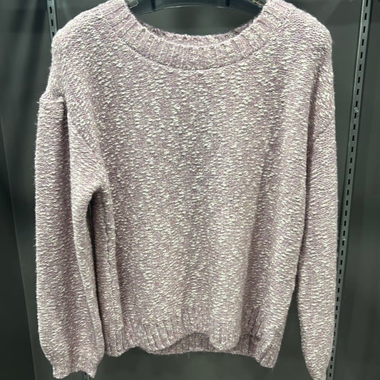 BLUSH METALLIC SWEATER