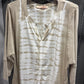 BEIGE TIE DYE TOP