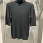 CABLE TURTLENECK WITH CRYSTAL SLEEVE