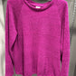 CHENILE PURPLE SWEATER