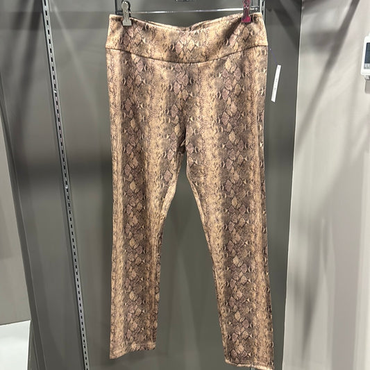 SNAKESKIN MICROSUEDE PANT