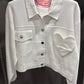HEART SWEATER JACKET