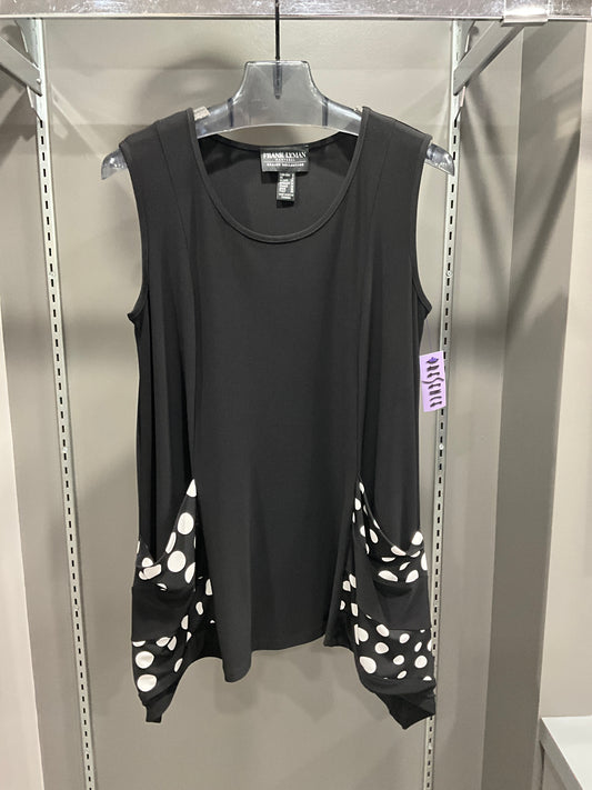POLKA DOT POCKET TOP