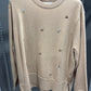 METALLIC HEARTS SWEATER