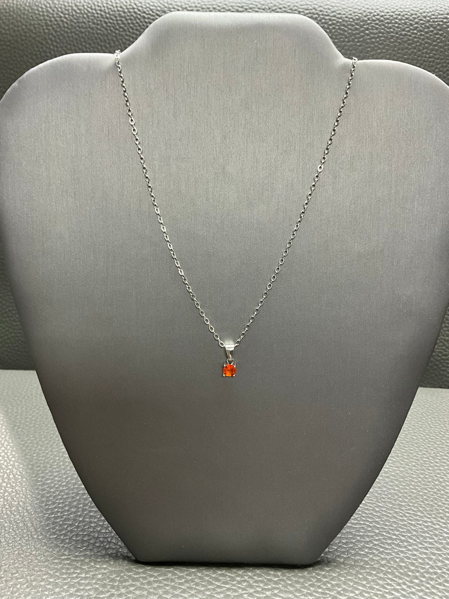 STERLING SILVER SWAROVSKI NECKLACE