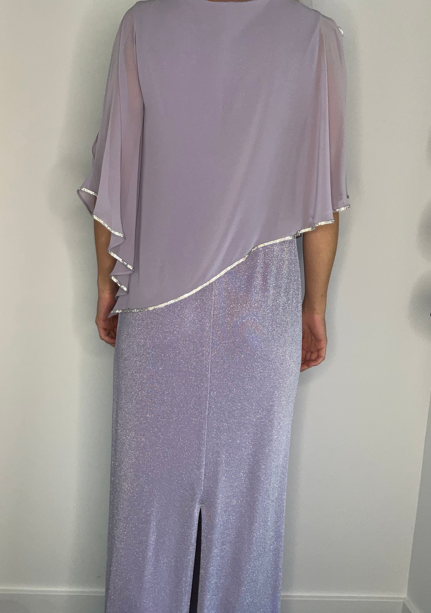SHIMMER AND CRYSTAL VIOLET GOWN