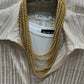 GOLD CHUNKY ROPE NECKLACE