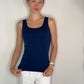 SPANDEX SCOOP NECK TANK