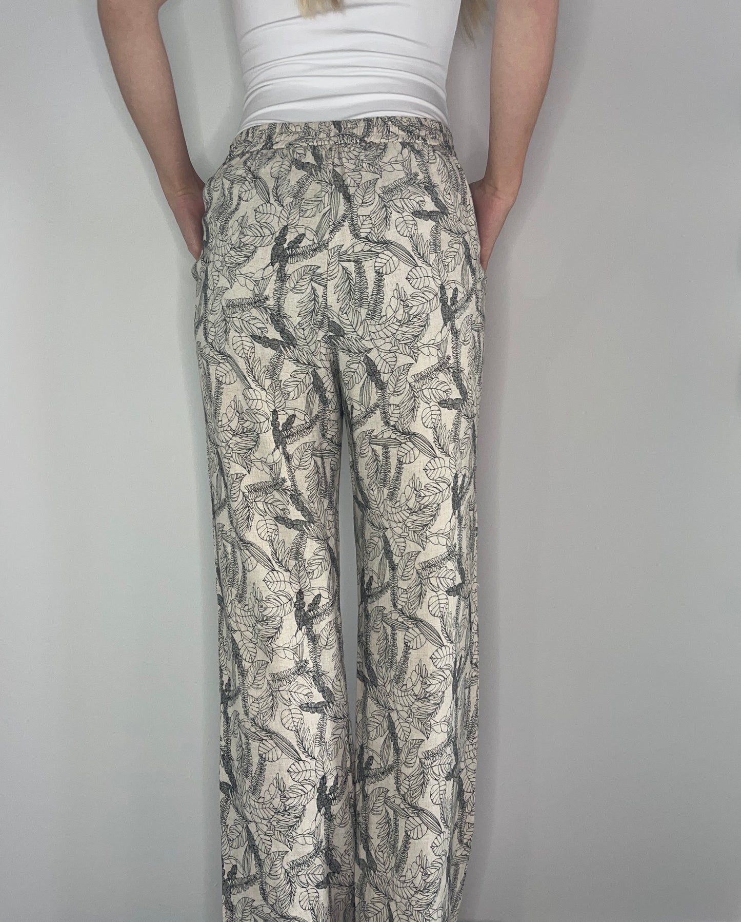 PALM LINEN PANT