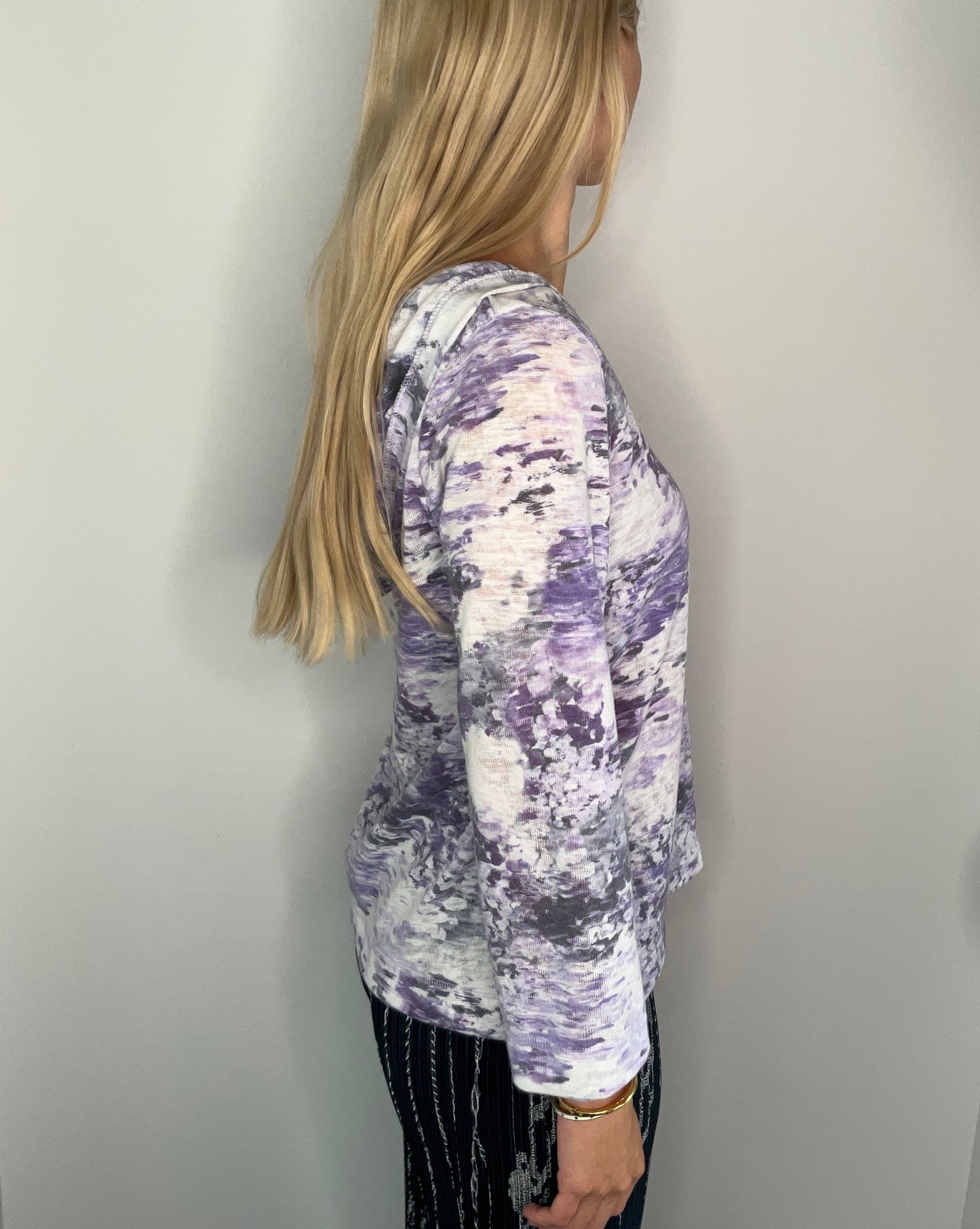 LILAC GARDEN HOODIE TOP