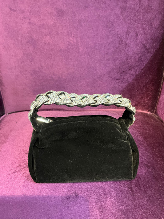 SWAROVSKI CRYSTAL HANDLE EVENING BAG