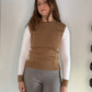 CAMEL COTTON SWEATER