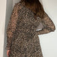 LEOPARD TIED DRESS