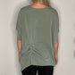STUDDED CINCHED TOP