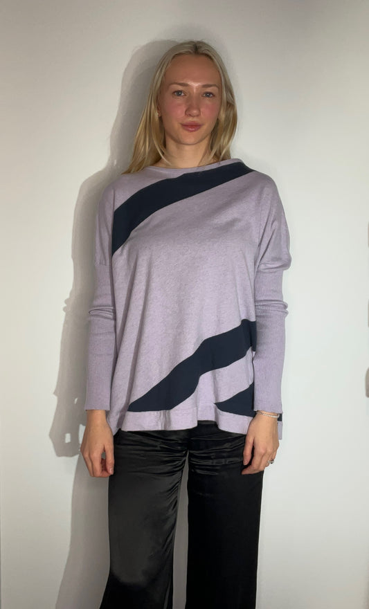 COLOR BLOCK SWEATER