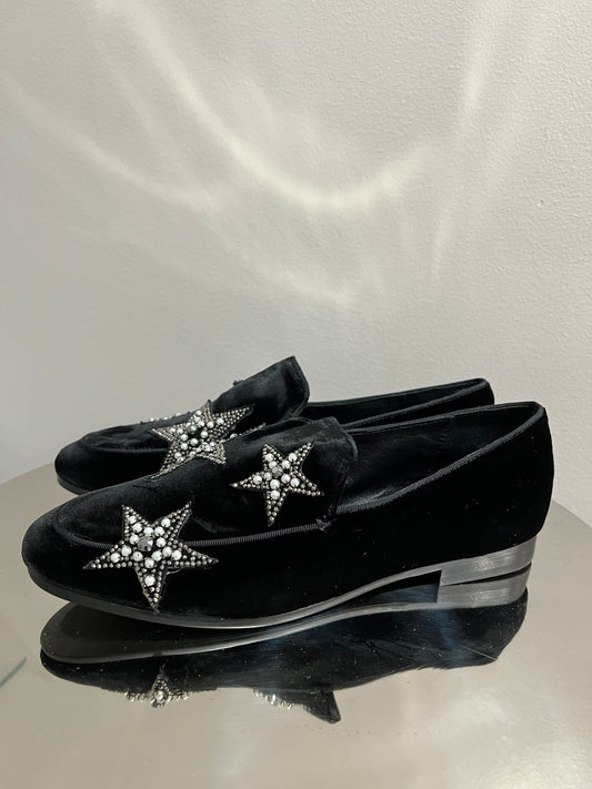 Lola cruz 2025 velvet star loafers