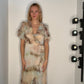 TIE DYE WRAP DRESS