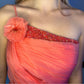 CORAL BEADED DRESS