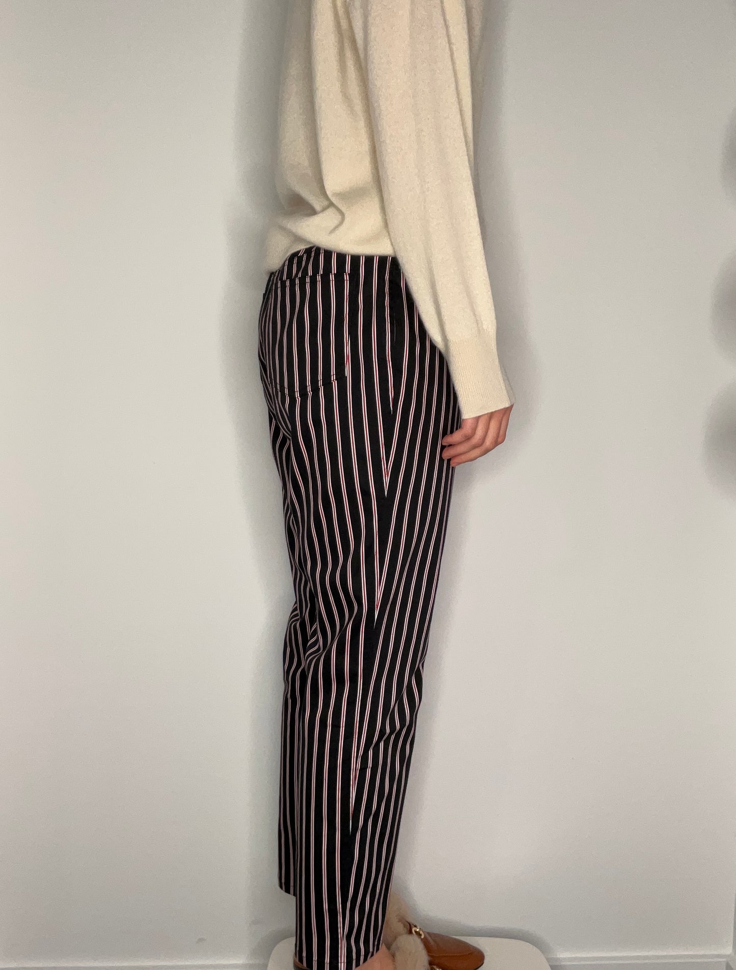 STRIPE ANKLE PANT