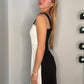 BLACK AND WHITE DRESS