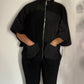 ZIPPER FRONT JACKET TOP