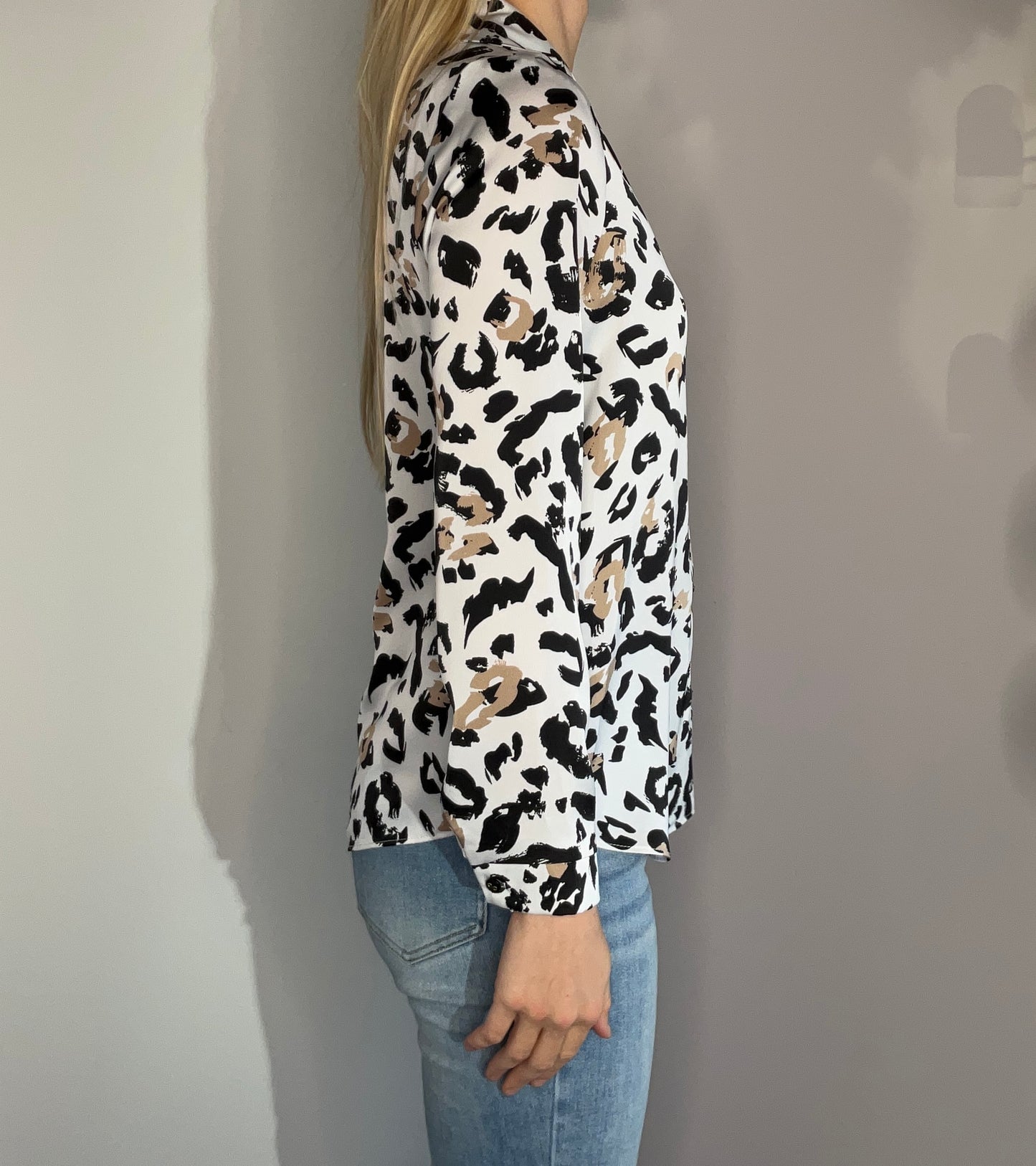 MUTED LEOPARD BLOUSE